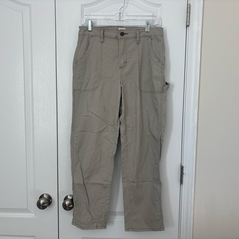 Lee Women's Heritage Slim Straight Carpenter Crop Pants - 8M